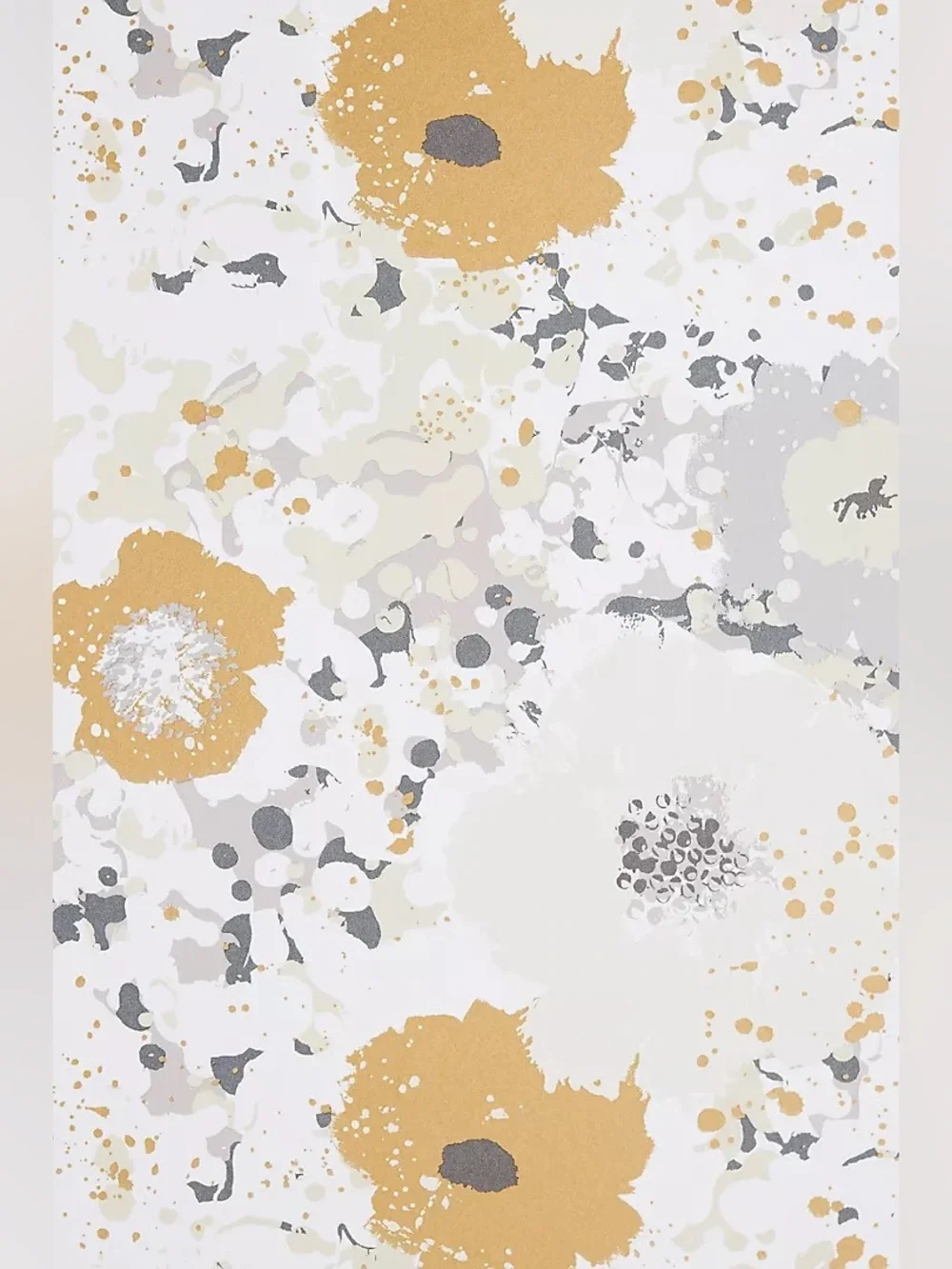 New Anthropologie x York Wallcoverings Spontaneity Metallic Floral Wallpaper
